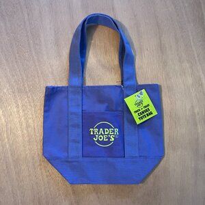 Trader Joe's Mini Halloween Trick-or-Treat Canvas Tote Bag — NWT